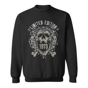 1973 Limited Edition Retro Vintage Skull Milestone Birthday Sweatshirt - Monsterry AU
