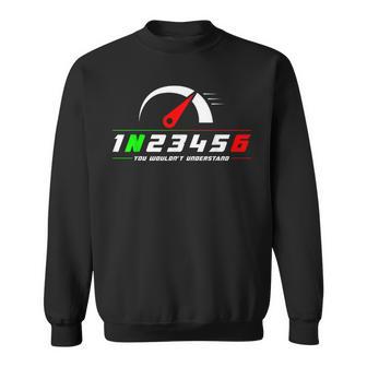 1N23456 Motorcycle Shift Biker Motorcyclist Sweatshirt - Monsterry