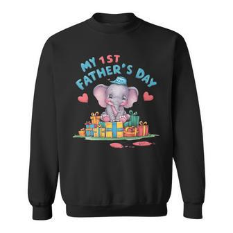 My 1St Father's Day 2024 For Grandpa Love Happy Sweatshirt - Thegiftio UK