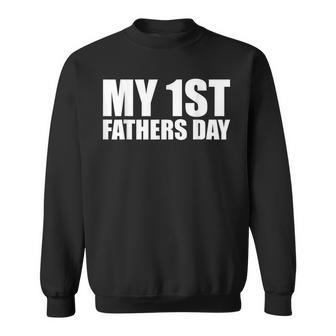 My 1St Father's Day Celebration Matching Family Sweatshirt - Thegiftio UK