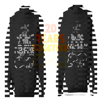 20 Años Juntos Sr & Señora Pareja Coincidencia 20 Aniversario Camisa de entrenamiento - Regaloses