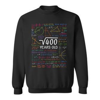 20 Cumpleaños Chica Chico Raíz Cuadrada 400 20 Años Camisa de entrenamiento - Regaloses