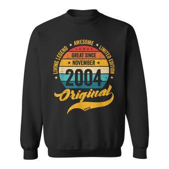 20 Geburtstag Retro November 2006Intage Bday Classic Sweatshirt - Seseable