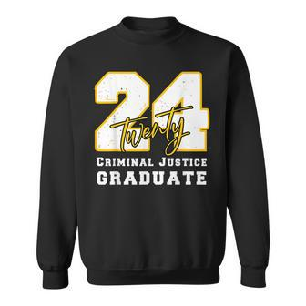 2024 Criminal Justice Graduate Back To School Graduation Sweatshirt - Monsterry