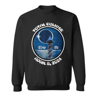 2024 Eclipse Erie Pa Tower Lake Ere April Path Of Totality Sweatshirt - Monsterry CA