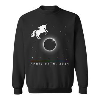 2024 Solar Eclipse American Totality Unicorn 40824 Sweatshirt | Mazezy AU