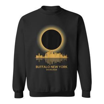 2024 Solar Eclipse Buffalo New York Souvenir Totality Sweatshirt - Monsterry AU