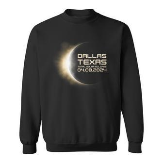 2024 Solar Eclipse Dallas Texas Souvenir Totality Sweatshirt - Monsterry DE
