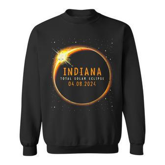 2024 Solar Eclipse Indiana Usa Totality Sweatshirt | Mazezy CA