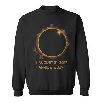 2024 Solar EclipseTotal Solar Eclipse April 8 2024 Sweatshirt - Thegiftio UK