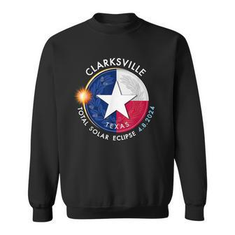 2024 Total Solar Eclipse Totality Clarksville Texas 28 Sweatshirt - Monsterry UK