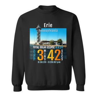 2024 Total Solar Eclipse Totality In Erie Pennsylvania 25 Sweatshirt - Monsterry AU