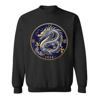 2024 Year Of The Dragon Chinese Zodiac 2024 New Year Sweatshirt - Thegiftio UK