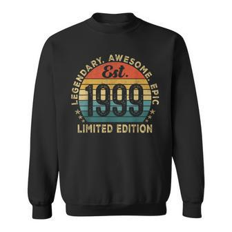 25 Year Old Vintage Est 1999 Limited Edition 25Th Birthday Sweatshirt - Monsterry UK