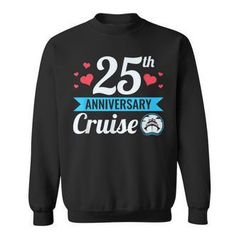 25Th Anniversary Cruise His And Hers Matching Couple Sweatshirt - Monsterry UK