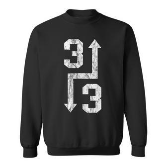 3 Up 3 Down Sports Baseball Softball Game Day Fan Sweatshirt - Monsterry UK