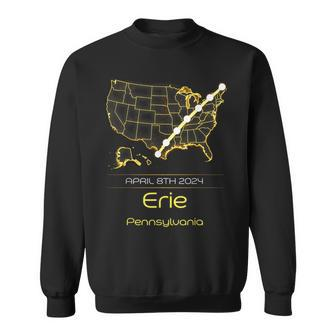40824 Total Solar Eclipse 2024 Erie Pennsylvania Sweatshirt | Mazezy AU