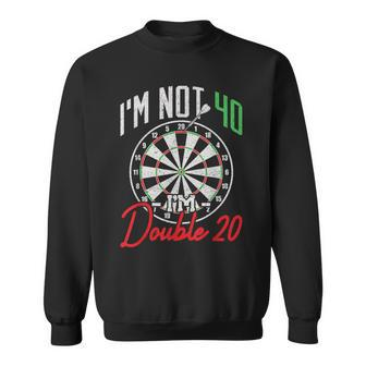 40Th Birthday Dart Player 40 Years Darts Sweatshirt - Thegiftio UK