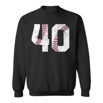 40Th Birthday T 1984 Baseball 40 Years Old Sweatshirt - Monsterry AU