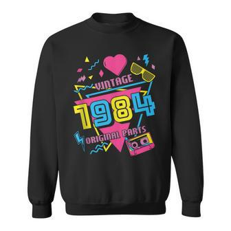 40Th Birthday Vintage 1984 80'S Vintage Retro I Love The 80S Sweatshirt - Monsterry