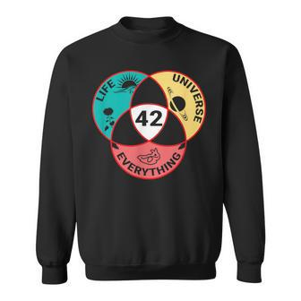42 The Answer To Life Universe And Everything Science Sweatshirt - Monsterry AU