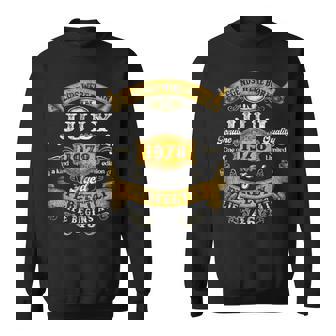 46 Years Old Legend Since July 1978 46Th Birthday Men Sweatshirt - Thegiftio UK