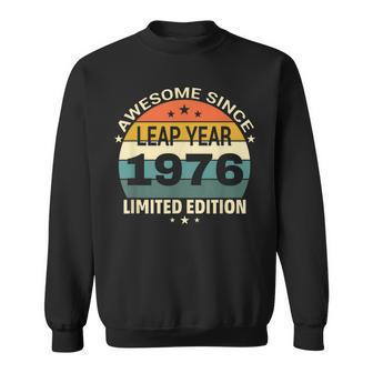 48Th Birthday Finally 12 Awesome Since Leap Year 1976 Sweatshirt - Seseable