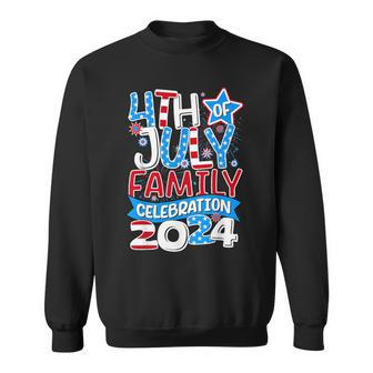 4Th Of July Family Celebration 2024 Family Matching Group Sweatshirt - Monsterry