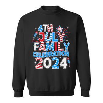 4Th Of July Family Celebration 2024 Family Matching Squad Sweatshirt - Monsterry CA