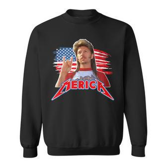 4Th Of July Mericafunny With Vintage Name Joe Lover Family Sweatshirt - Monsterry