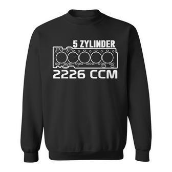 5 Cylinder Engine 2226 Cc Car Screwdriver Tuning Sweatshirt - Seseable