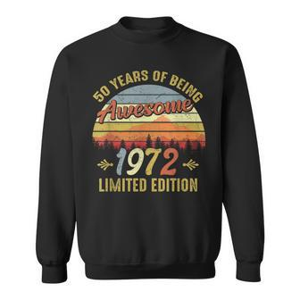50 Year Old Vintage 1972 Limited Edition 50Th Birthday Sweatshirt - Monsterry UK