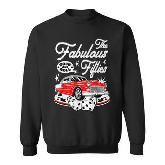 50S Rockabilly Vintage Clothes Retro Style Rock And Roll Sweatshirt - Monsterry