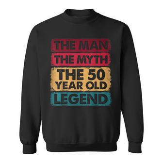 50Th Birthday 50 Year Old Legend Limited Edition Sweatshirt - Seseable