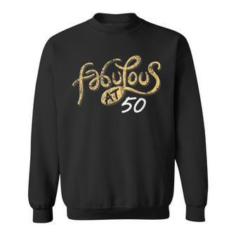 50Th Birthday 50 Years Fabulous At 50 1966 T Sweatshirt - Monsterry DE