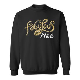 50Th Birthday Fabulous Since 1966 Fifty Sweatshirt - Monsterry AU