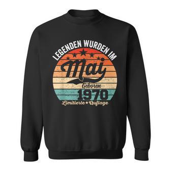 54 Geburtstag Geschenk Mann Legenden Sind Im Mai 1970 Sweatshirt - Seseable