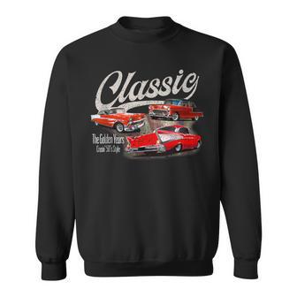 55 56 57 Chevys Bel Air Truck Trifive Vintage Cars Sweatshirt - Monsterry AU