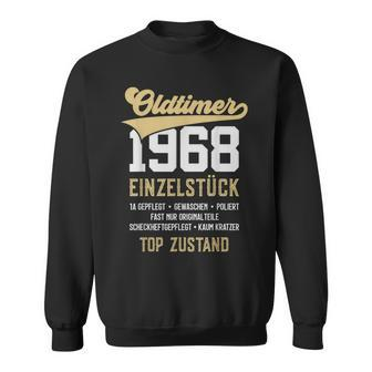 55 Jahre Oldtimer 1968 Vintage 55Th Birthday Black Sweatshirt - Seseable
