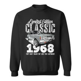 55Th Birthday Vintage Classic Car 1968 B-Day 55 Year Old Sweatshirt - Monsterry DE