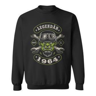 60 Geburtstag Mann Biker Geschenk Motorrad Legendär 1964 Sweatshirt - Geschenkecke