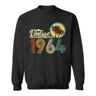 60 Years Old Vintage Born In 1964 Retro 60Th Birthday Sweatshirt - Seseable