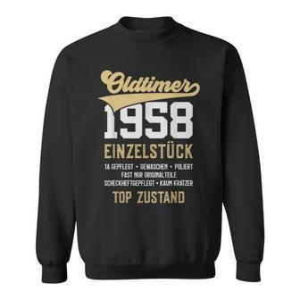 64 Jahre Oldtimer 1958 Vintage 64Th Birthday Sweatshirt - Seseable