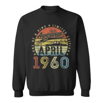 64 Year Old Vintage April 1960 64Th Birthday Women Sweatshirt - Monsterry DE