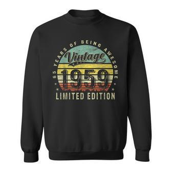 65 Year Old Vintage 1959 Limited Edition 65Th Birthday Sweatshirt - Monsterry