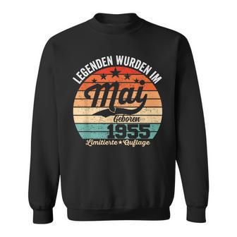 69 Geburtstag Geschenk Mann Legenden Sind Im Mai 1955 Sweatshirt - Geschenkecke