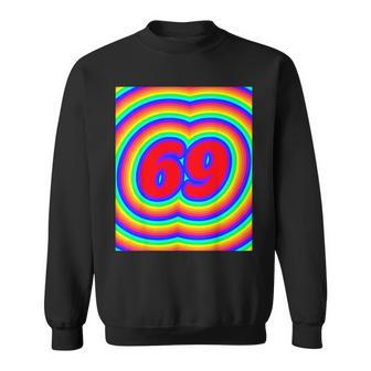 69 The Number 69 Sixty Nine Numbers Sweatshirt - Monsterry UK