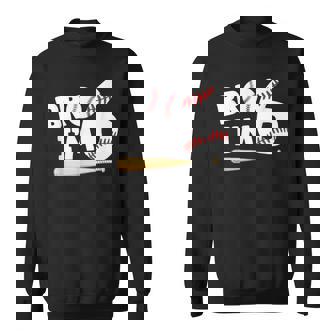 6Th Birthday Boy Bro I'm 6 Year Old Baseball Theme Sweatshirt | Seseable UK