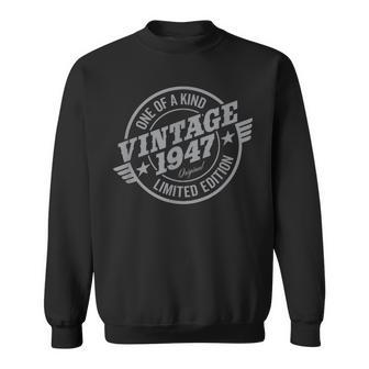 76 Year Old Car Lover Vintage Classic 1947 76Th Birthday Sweatshirt - Monsterry