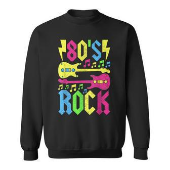80S Rock Concert Outfit 1980S Fashion 80S Band Party Costume Sweatshirt - Seseable